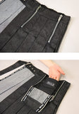 オクトーバーサード(Oct.3) Lace Layered Pleats Skirt [Black]