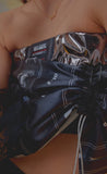 オクトーバーサード(Oct.3) Memory Printing Shirring Skirt [Black]