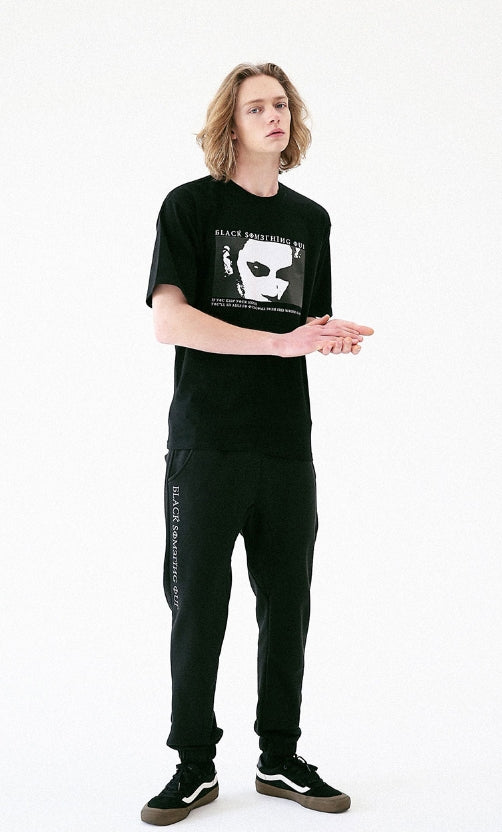 マスノウン(MASSNOUN) BLACKSOMETHING OUT JOGGER PANTS MUVCP002-BK