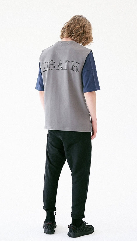 マスノウン(MASSNOUN) DISTINCTIVE LINEN BAGGY PANTS MUVCP003-BK