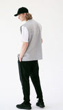 マスノウン(MASSNOUN) DISTINCTIVE LINEN BAGGY PANTS MUVCP003-BK