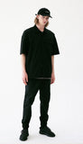 マスノウン(MASSNOUN) WHITE OUT SHIRTS MUVST001-BK