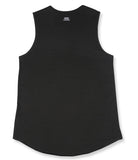 マスノウン(MASSNOUN) INOUT LAYERD SLEEVELESS MUVSV001-BK