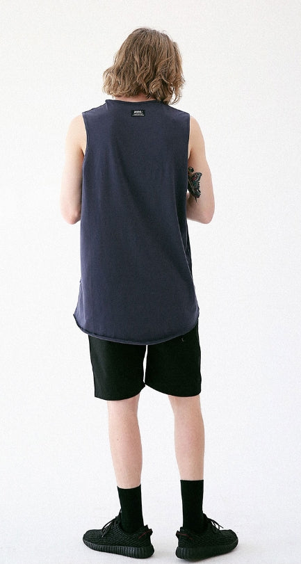 マスノウン(MASSNOUN) INOUT LAYERD SLEEVELESS MUVSV001-DG