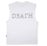 マスノウン(MASSNOUN) LIFEDEATH LAYERD SLEEVELESS MUVSV002-WT