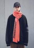 メスノウン(MASSNOUN) SL LOGO DOUBLE SIDED WOOL MUFFLER MFEAM001-OR