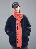 メスノウン(MASSNOUN) SL LOGO DOUBLE SIDED WOOL MUFFLER MFEAM001-OR