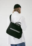 メスノウン(MASSNOUN) SL LOGO 2WAY ECO BAG MSEAB001-BK