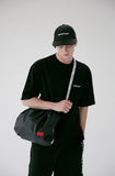 メスノウン(MASSNOUN) LINE SL LOGO NYLON SHOULDER BAG MSEAB003-BK