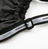 メスノウン(MASSNOUN) LINE SL LOGO NYLON SHOULDER BAG MSEAB003-BK