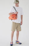 メスノウン(MASSNOUN) LINE SL LOGO NYLON SHOULDER BAG MSEAB003-OR