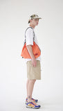 メスノウン(MASSNOUN) LINE SL LOGO NYLON SHOULDER BAG MSEAB003-OR