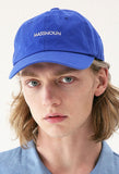 メスノウン(MASSNOUN) LOGO 6PANNEL BALLCAP MUSAC001-BL