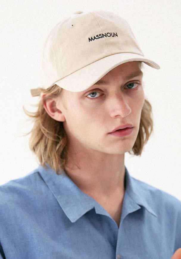メスノウン(MASSNOUN) LOGO 6PANNEL BALLCAP MUSAC001-BG