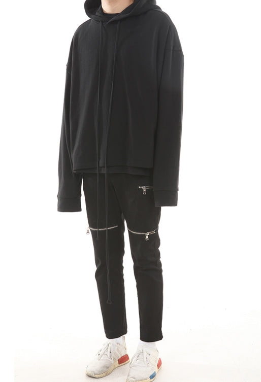 ランベルシオ(LANG VERSIO) 130 Basic Line Over Crop Hoody