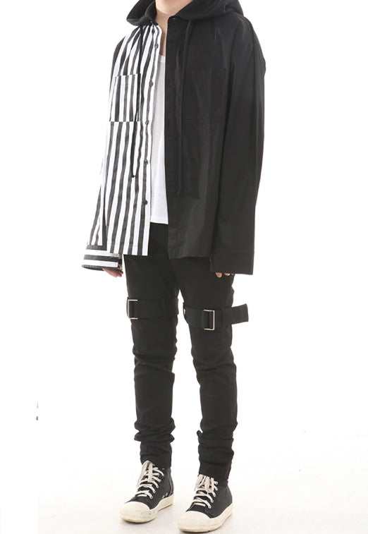 ランベルシオ(LANG VERSIO)133 Unbalance Hood Shirt