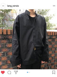 ランベルシオ(LANG VERSIO) 145 China Collar Shirts (BLACK)