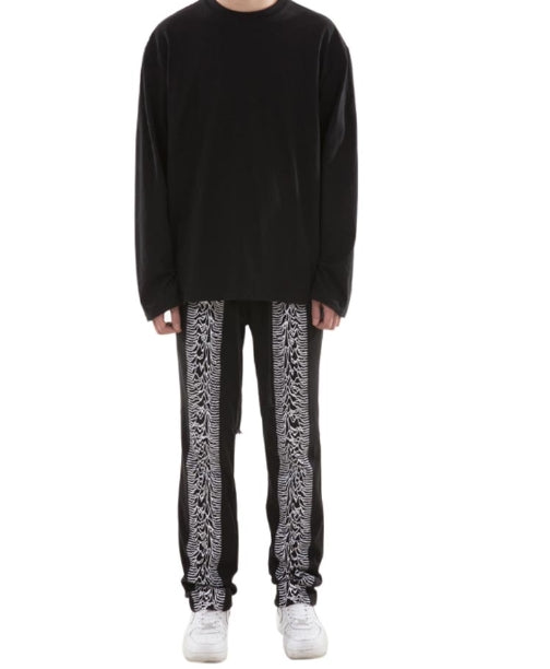 ランベルシオ(LANG VERSIO)148  Joy Division Pants (BLACK/WHITE)