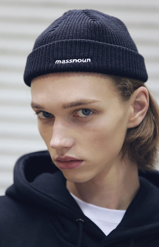 メスノウン(MASSNOUN) SL LOGO SHORT BENIE MFEAC001-BK