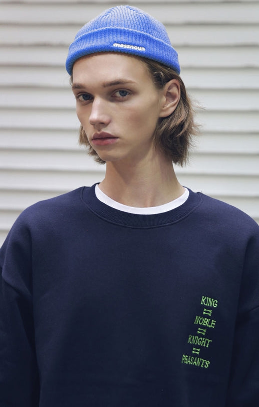 メスノウン(MASSNOUN) SL LOGO SHORT BENIE MFEAC001-BL