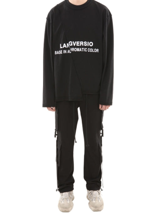 ランベルシオ(LANG VERSIO) 154 reverse print sleeve