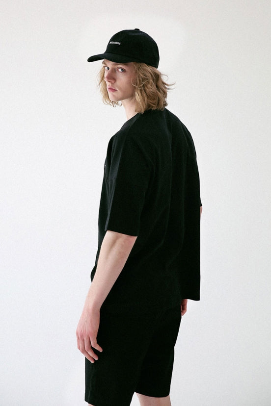 メスノウン(MASSNOUN) SENSE COTTON SHORT PANTS MUVSP003-BK