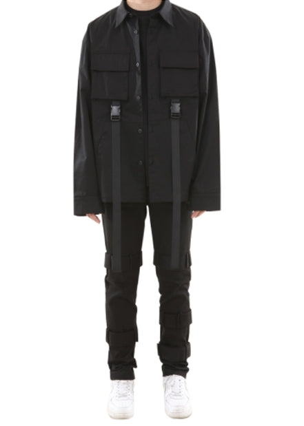 ランベルシオ(LANG VERSIO) 160 buckle pocket shirt