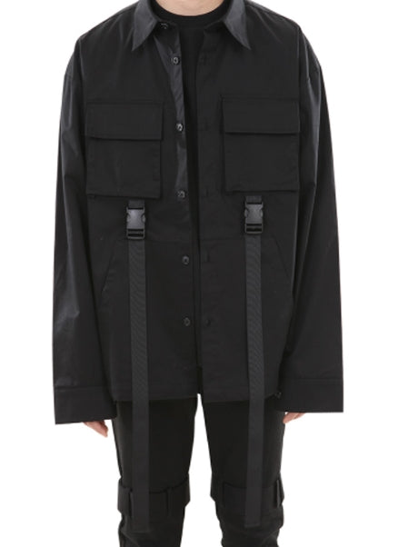 ランベルシオ(LANG VERSIO) 160 buckle pocket shirt