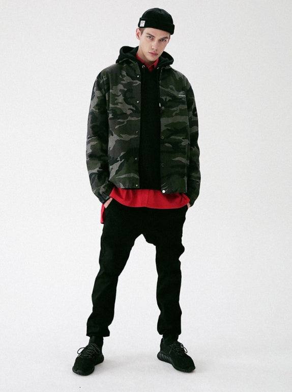 メスノウン(MASSNOUN) SLENDER FATIGUE BANDING JOGGER MFVCP002-BK