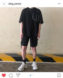 ランベルシオ(LANG VERSIO)162 Unvalance Piping short sleeves