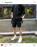 ランベルシオ(LANG VERSIO) 166 zipper pocket tape short sleeves