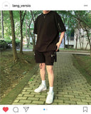 ランベルシオ(LANG VERSIO) 166 zipper pocket tape short sleeves