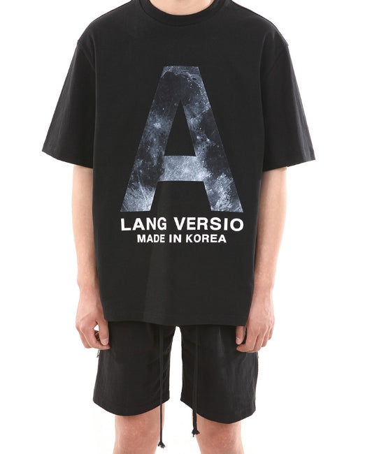 ランベルシオ(LANG VERSIO) 176 A-rogo printing short sleeves
