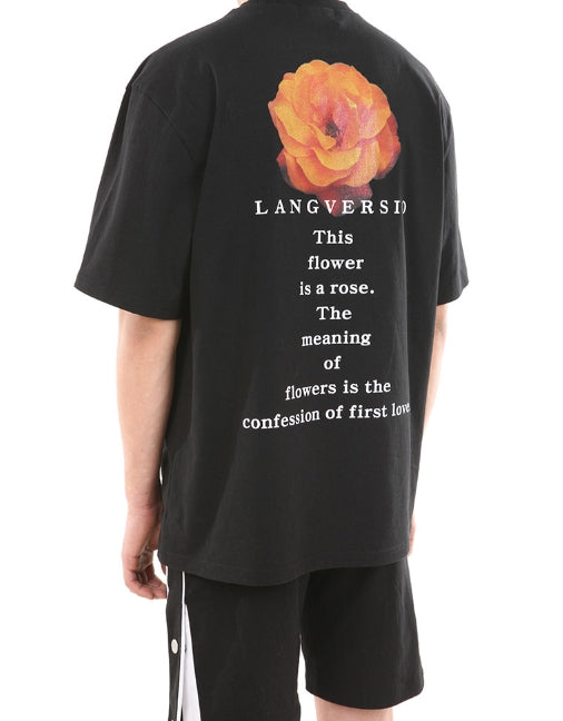 ランベルシオ(LANG VERSIO) 178 flower printing short sleeves