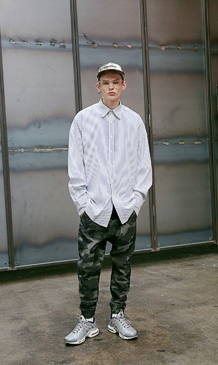 メスノウン(MASSNOUN) NOR BANDING JOGGER DENIM CAMO PANTS MSEJP007-CM