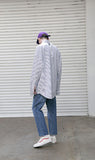 メスノウン(MASSNOUN) STN CROP DAMAGE LIGHT DENIM MSEJP001-BL