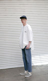 メスノウン(MASSNOUN) STN CROP DAMAGE LIGHT DENIM MSEJP001-BL