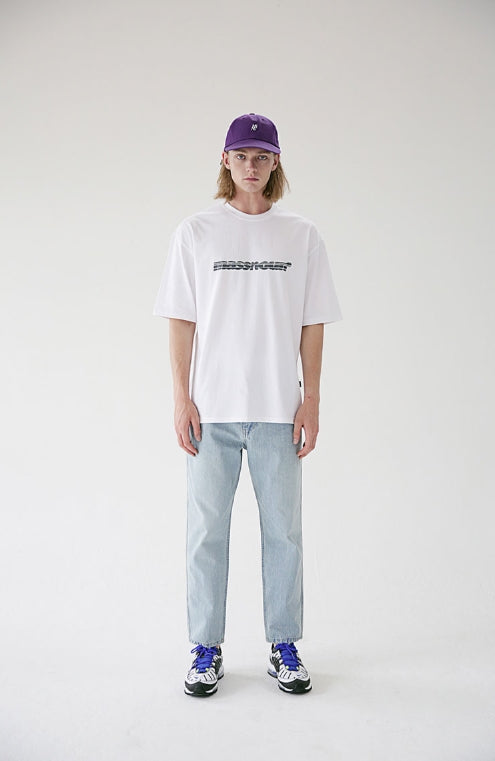 メスノウン(MASSNOUN) STN CROP REGULAR LIGHT DENIM PANTS MSEJP012-BL