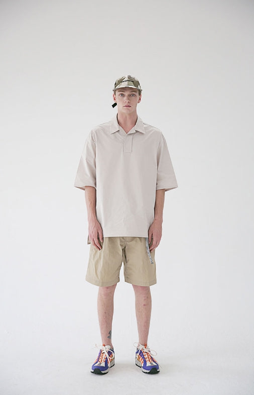 メスノウン(MASSNOUN) TWO TUCK WIDE SHORT PANTS MSESP002-BG