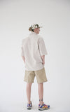 メスノウン(MASSNOUN) TWO TUCK WIDE SHORT PANTS MSESP002-BG