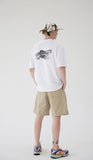 メスノウン(MASSNOUN) TWO TUCK WIDE SHORT PANTS MSESP002-BG