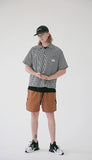 メスノウン(MASSNOUN) SL LOGO CAMP CARGO SHORT PANTS MSESP003-BR