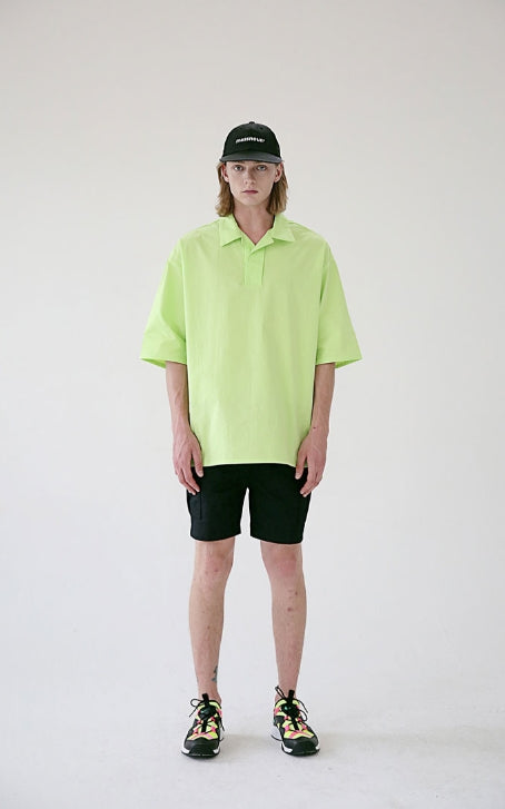 メスノウン(MASSNOUN) MSNU TWO POCKET CARGO SHORT PANTS MSESP004-BK