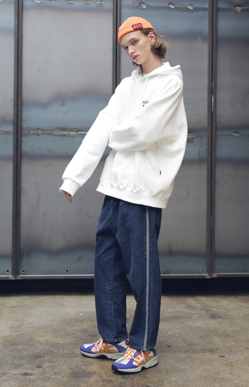 メスノウン(MASSNOUN) NOR WASHED INCISION DENIM PANTS MFEJP003-BL