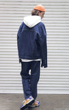 メスノウン(MASSNOUN) NOR WASHED INCISION DENIM PANTS MFEJP003-BL