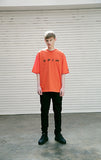 メスノウン(MASSNOUN) DIFFERENT REFLECTIVE OVER-FIT T-SHIRTS MSETS002-OR