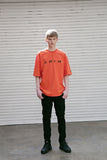 メスノウン(MASSNOUN) DIFFERENT REFLECTIVE OVER-FIT T-SHIRTS MSETS002-OR