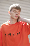 メスノウン(MASSNOUN) DIFFERENT REFLECTIVE OVER-FIT T-SHIRTS MSETS002-OR