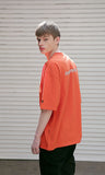 メスノウン(MASSNOUN) DIFFERENT REFLECTIVE OVER-FIT T-SHIRTS MSETS002-OR