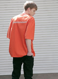 メスノウン(MASSNOUN) DIFFERENT REFLECTIVE OVER-FIT T-SHIRTS MSETS002-OR